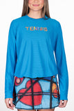 Tenis Art Long Sleeves Adjustable Mesh Top