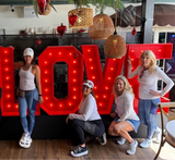 Denim Heart Pocket Legging