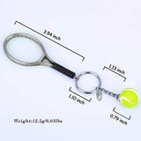 Mini Racquet Keychain