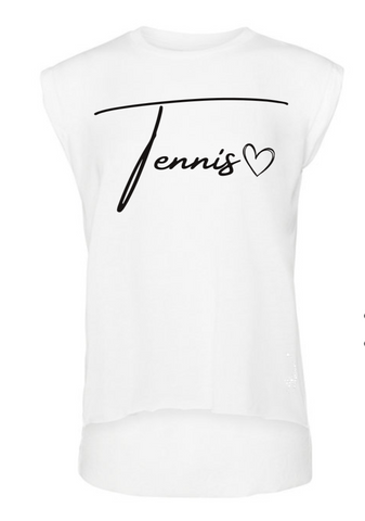 Tennis Heart Cotton Shirt