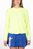 Long Sleeves Light Mesh Relax Top