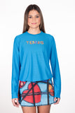 Tenis Art Long Sleeves Original Mesh Relax Top