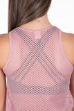 Pristine Fold Over Mesh Top