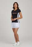 Modern Mesh Tennis Art Short Sleeves
