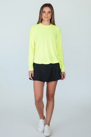 Long Sleeves Light Mesh Relax Top