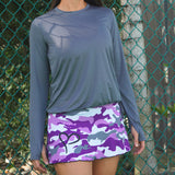 Violet Camo Skirt