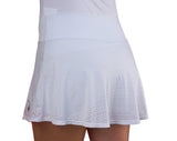 White Double Hearts Skirt